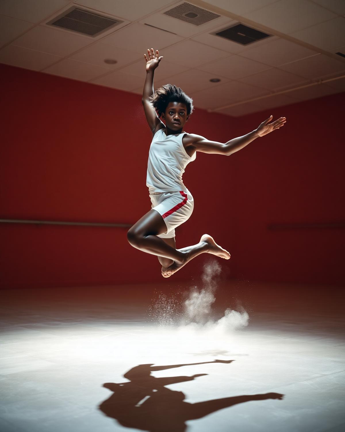 Young African American dance creative