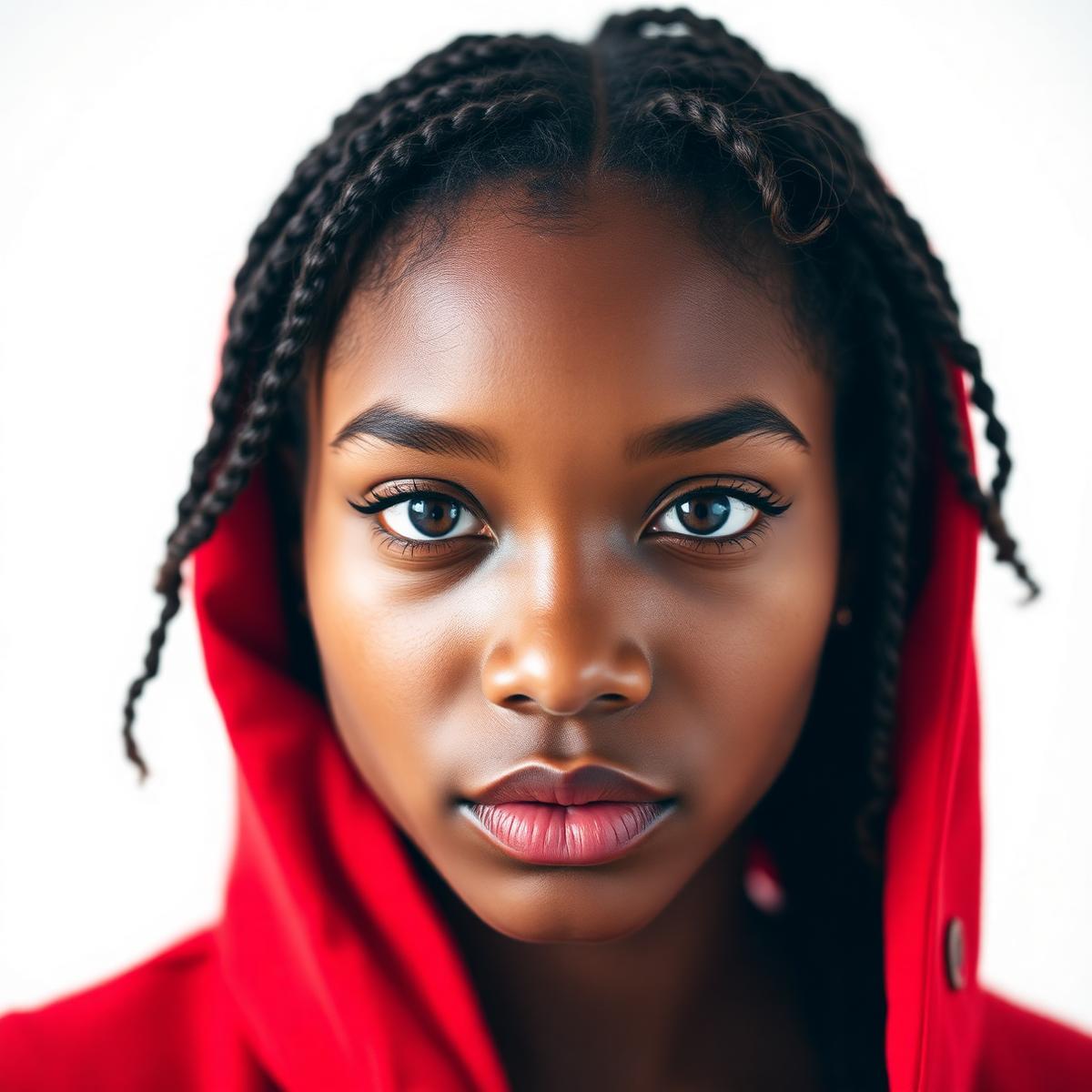 Confident young African American creative